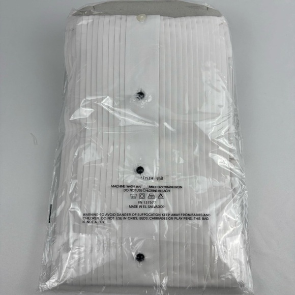 Kyle Thomas Tuxedo Shirt Size Medium 15.5” Neck 34/35 Sleeve - Picture 7 of 7